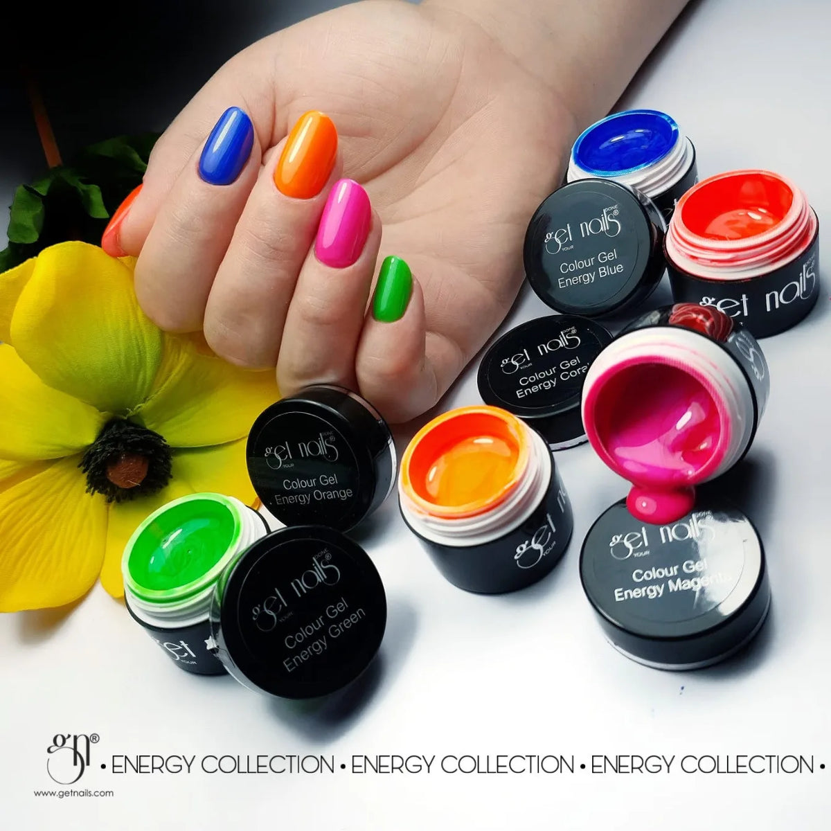 Gel couleur Energy Orange | Gel UV/LED coloré