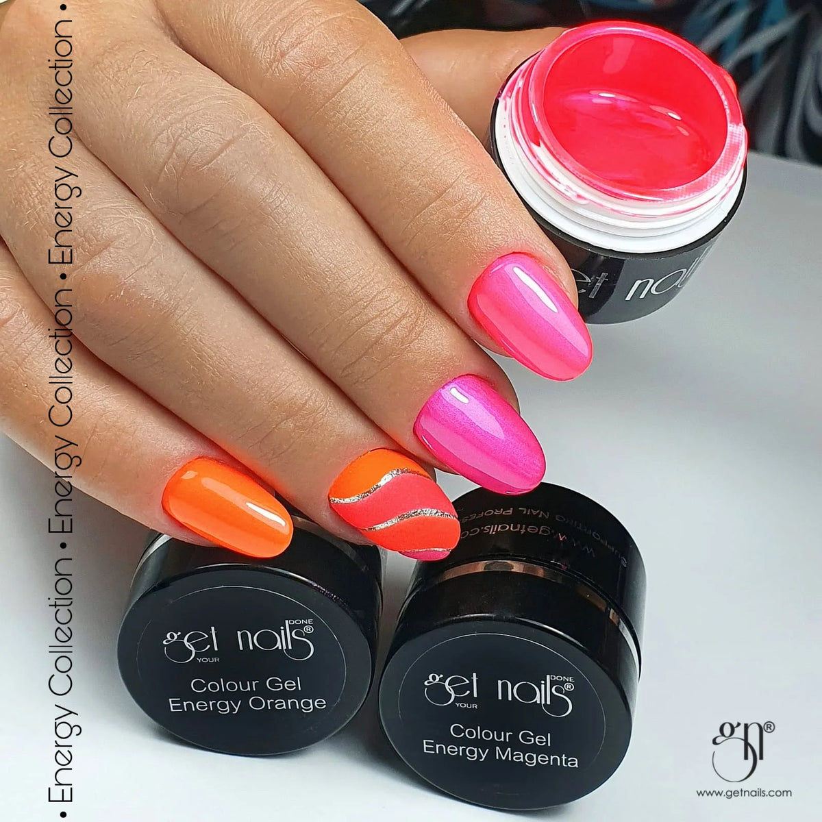Gel couleur Energy Orange | Gel UV/LED coloré