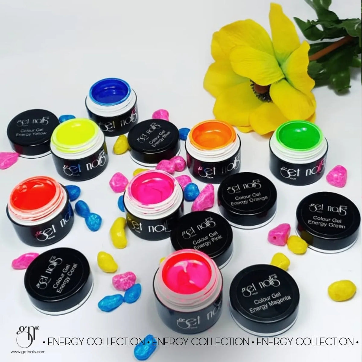 Gel Couleur Énergie Magenta | Gel Coloré UV/LED