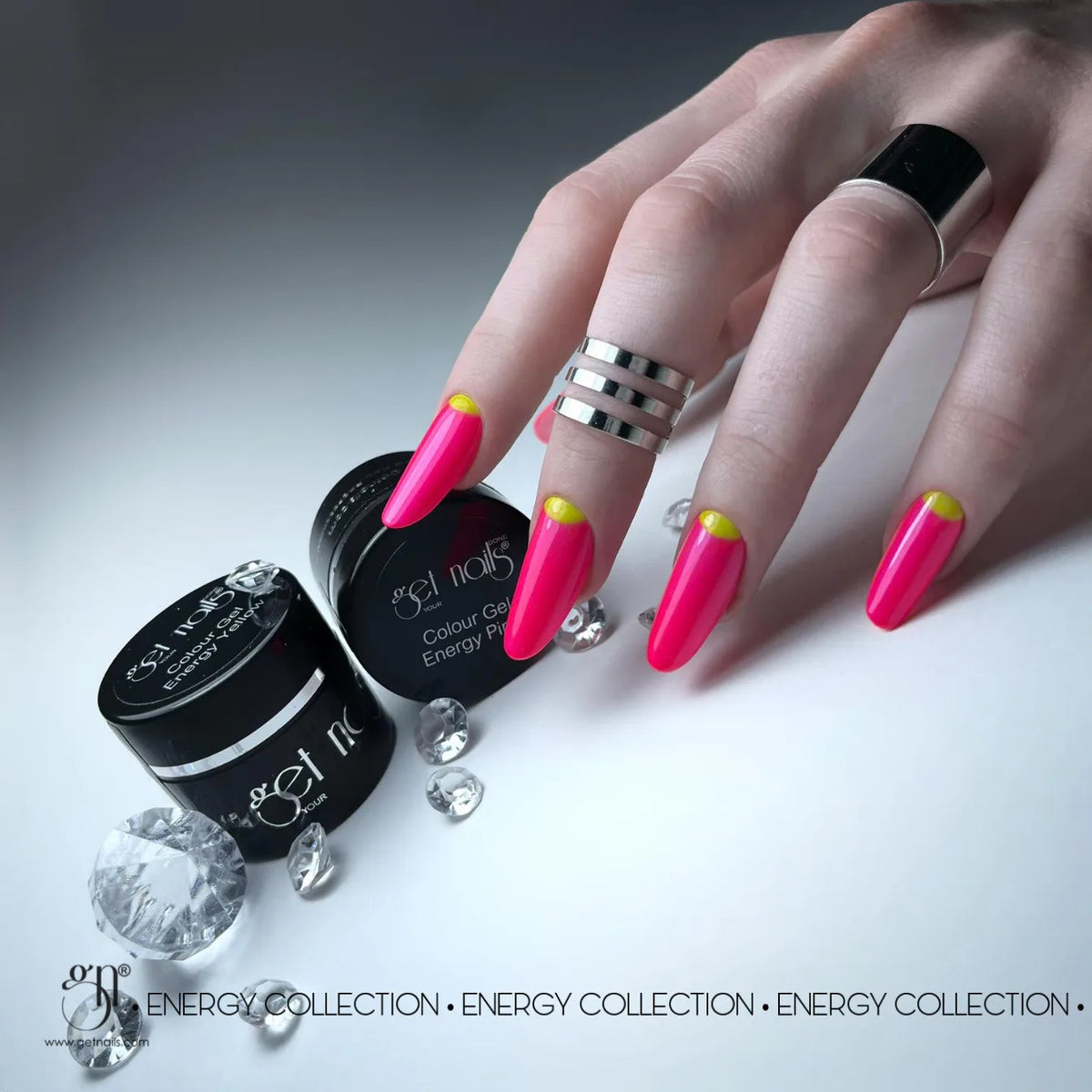 Gel Couleur Énergie Rose | Gel Coloré UV/LED