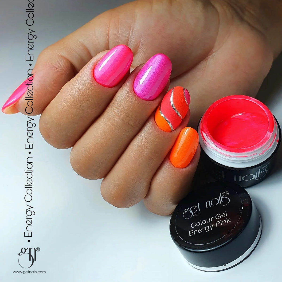 Gel Couleur Énergie Rose | Gel Coloré UV/LED
