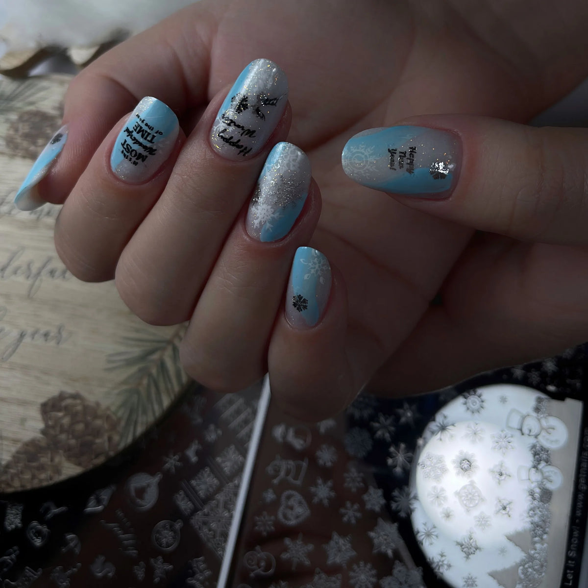 Plaque de stamping GN 40 - Winter Spirit
