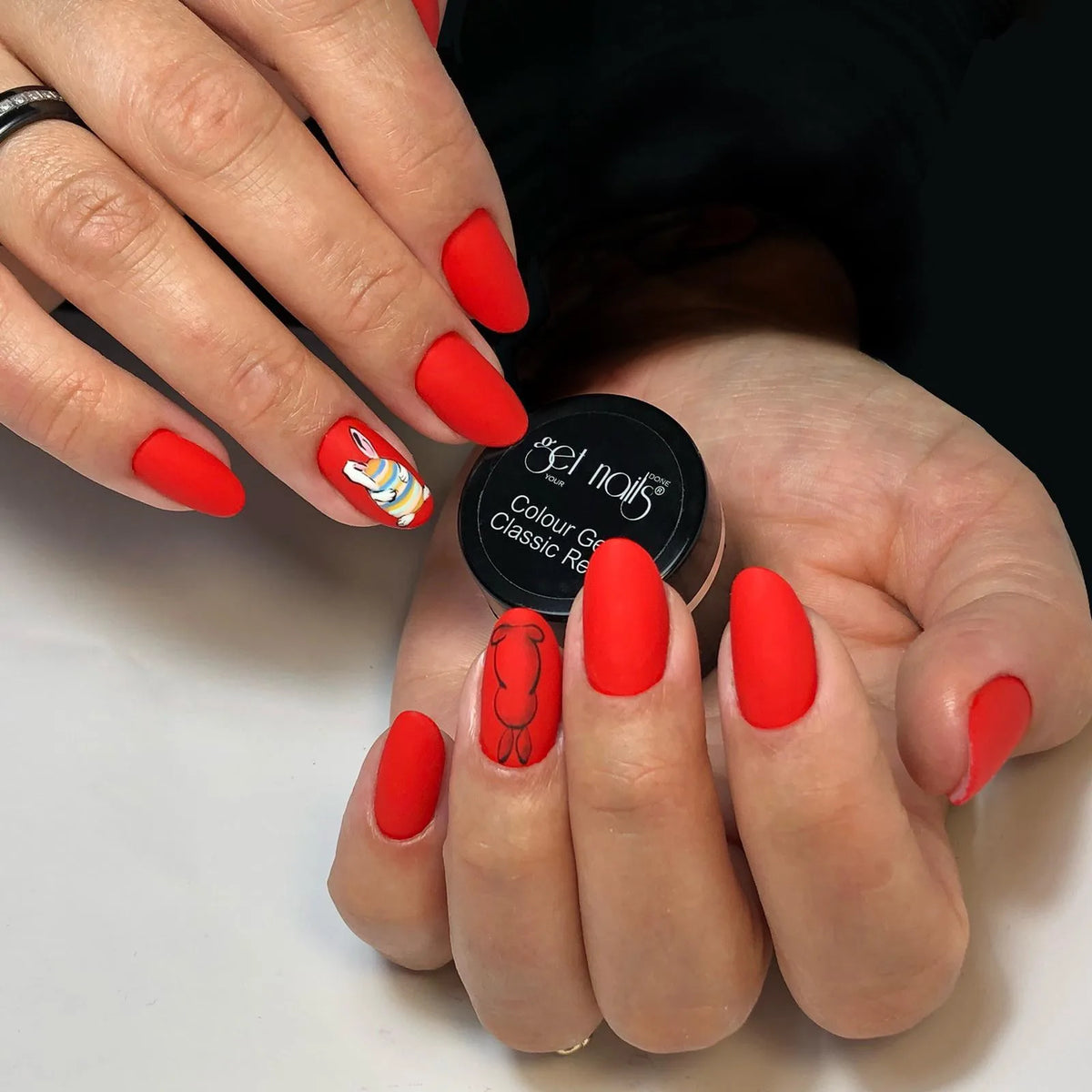 Gel couleur rouge classique | Gel coloré UV/LED