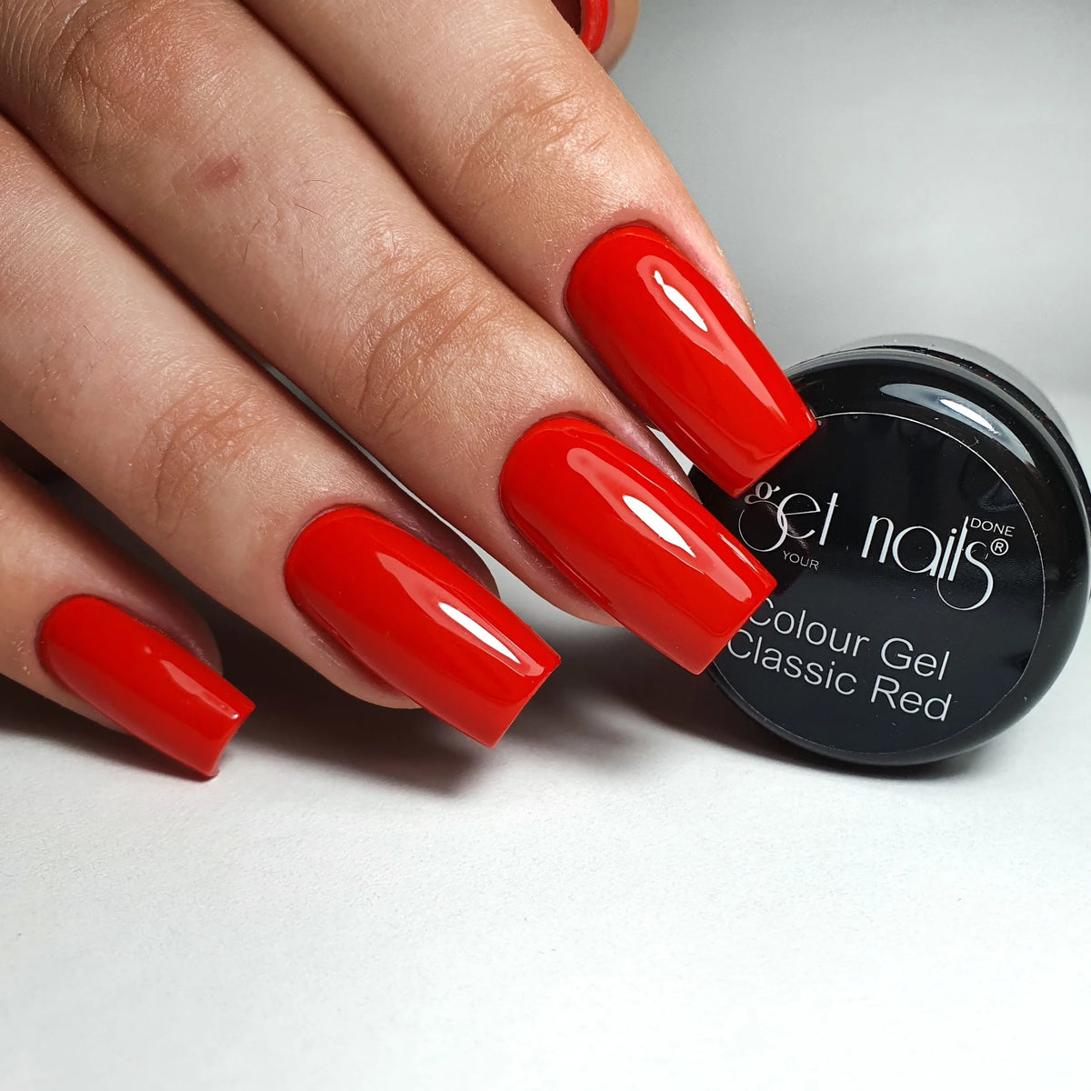 Gel couleur rouge classique | Gel coloré UV/LED