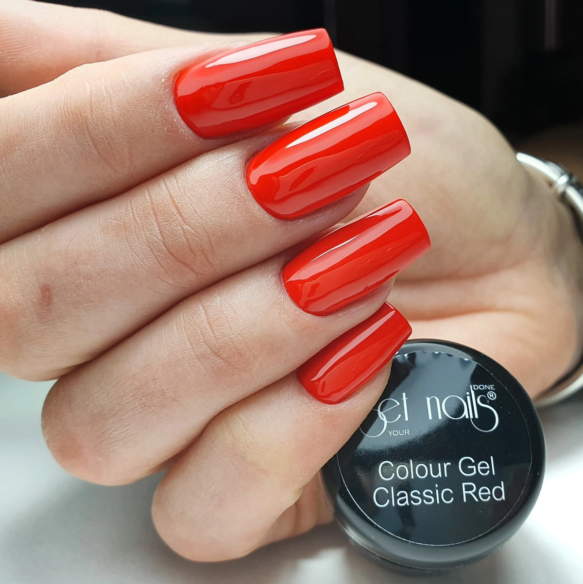 Gel couleur rouge classique | Gel coloré UV/LED