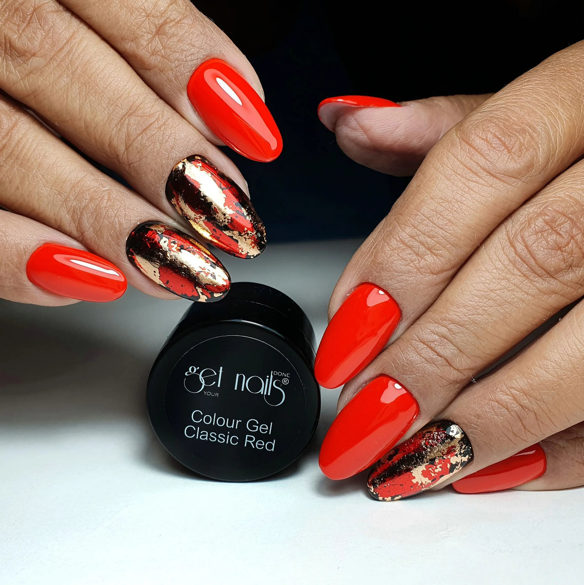 Gel couleur rouge classique | Gel coloré UV/LED