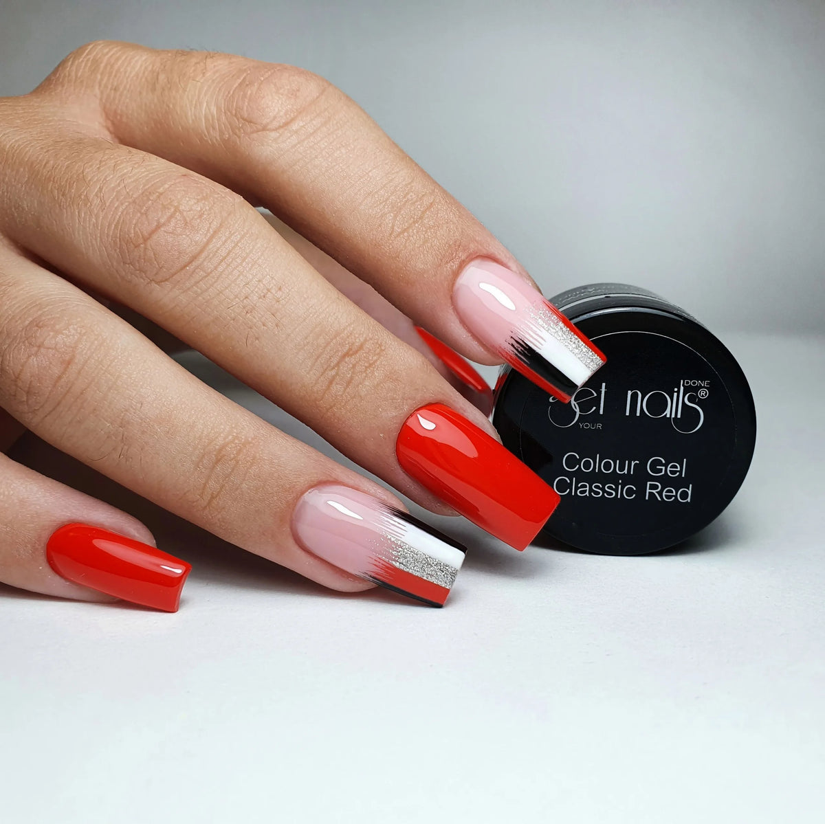 Gel couleur rouge classique | Gel coloré UV/LED