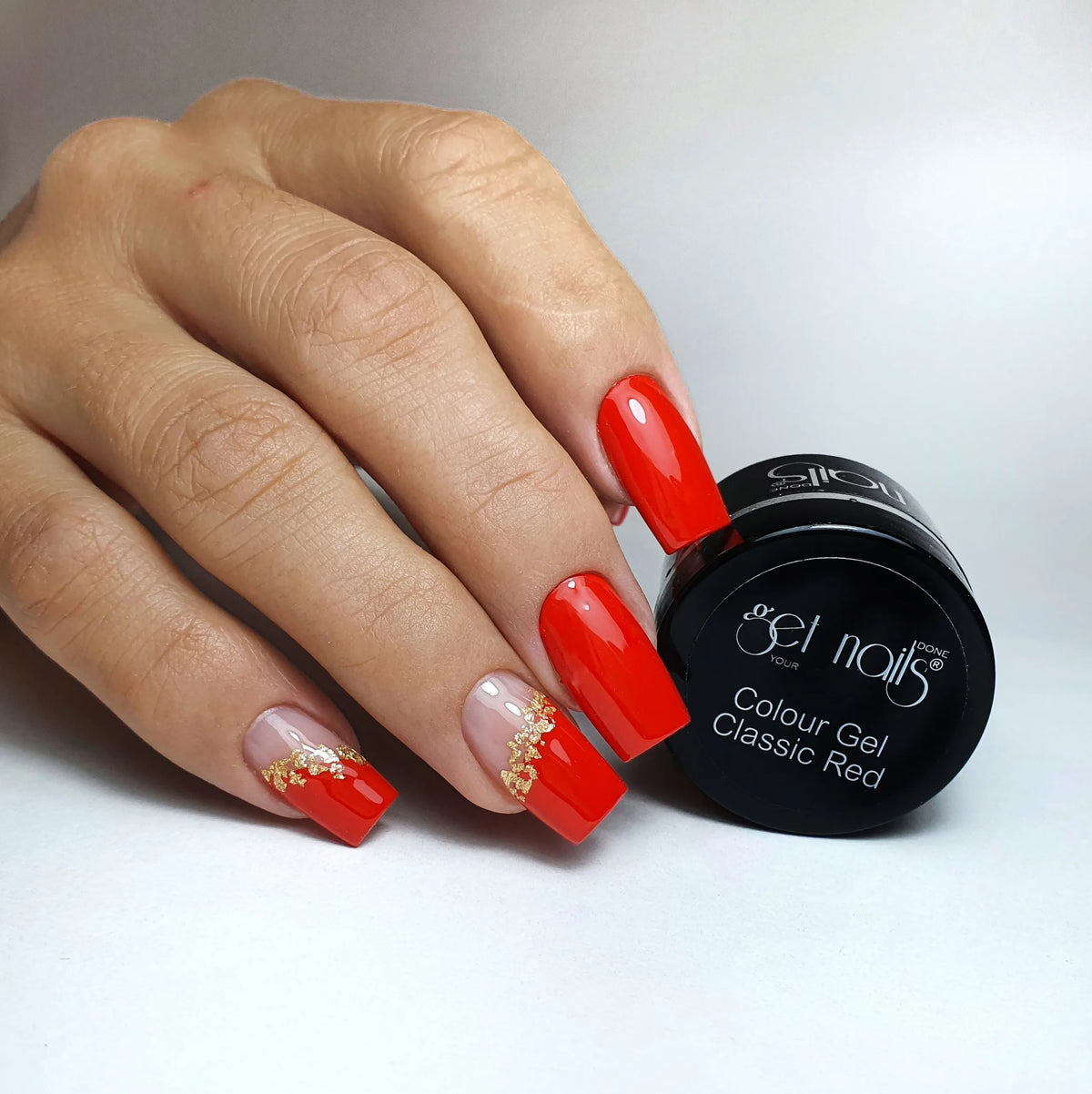 Gel couleur rouge classique | Gel coloré UV/LED