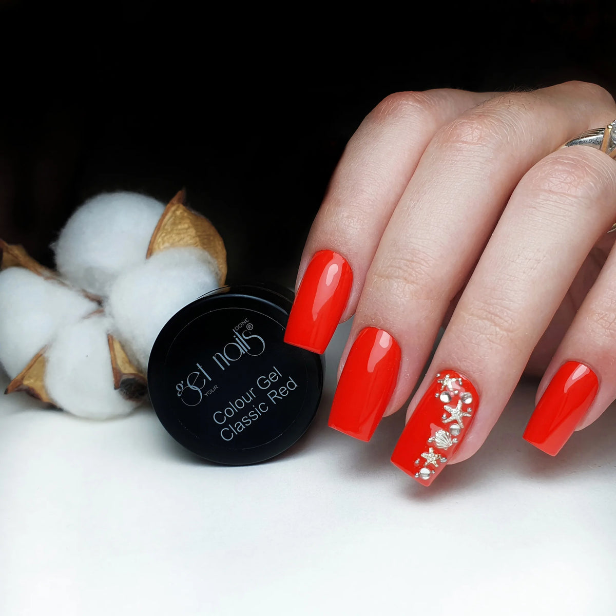 Gel couleur rouge classique | Gel coloré UV/LED