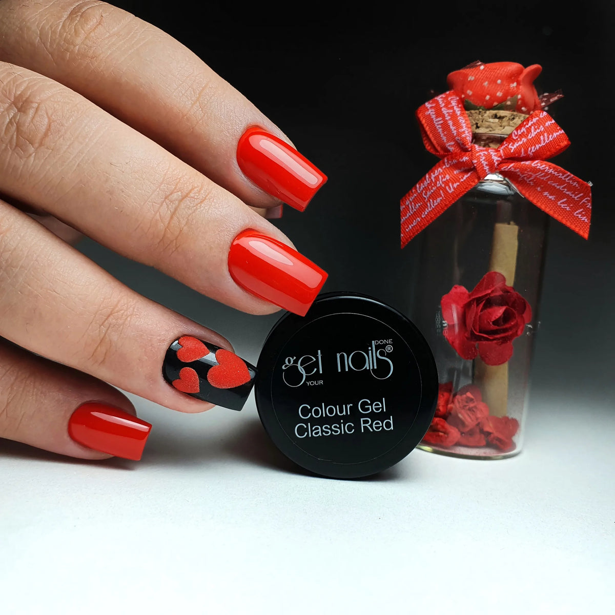 Gel couleur rouge classique | Gel coloré UV/LED