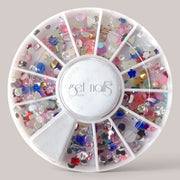 Strass Multicolor Multisize Mix, in Mini Wheel GN