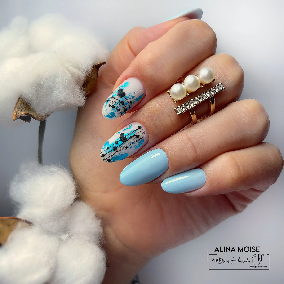 GetLac 210 Icy Blue Macaroon