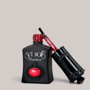 Top Gel Glass Red Hibiscus