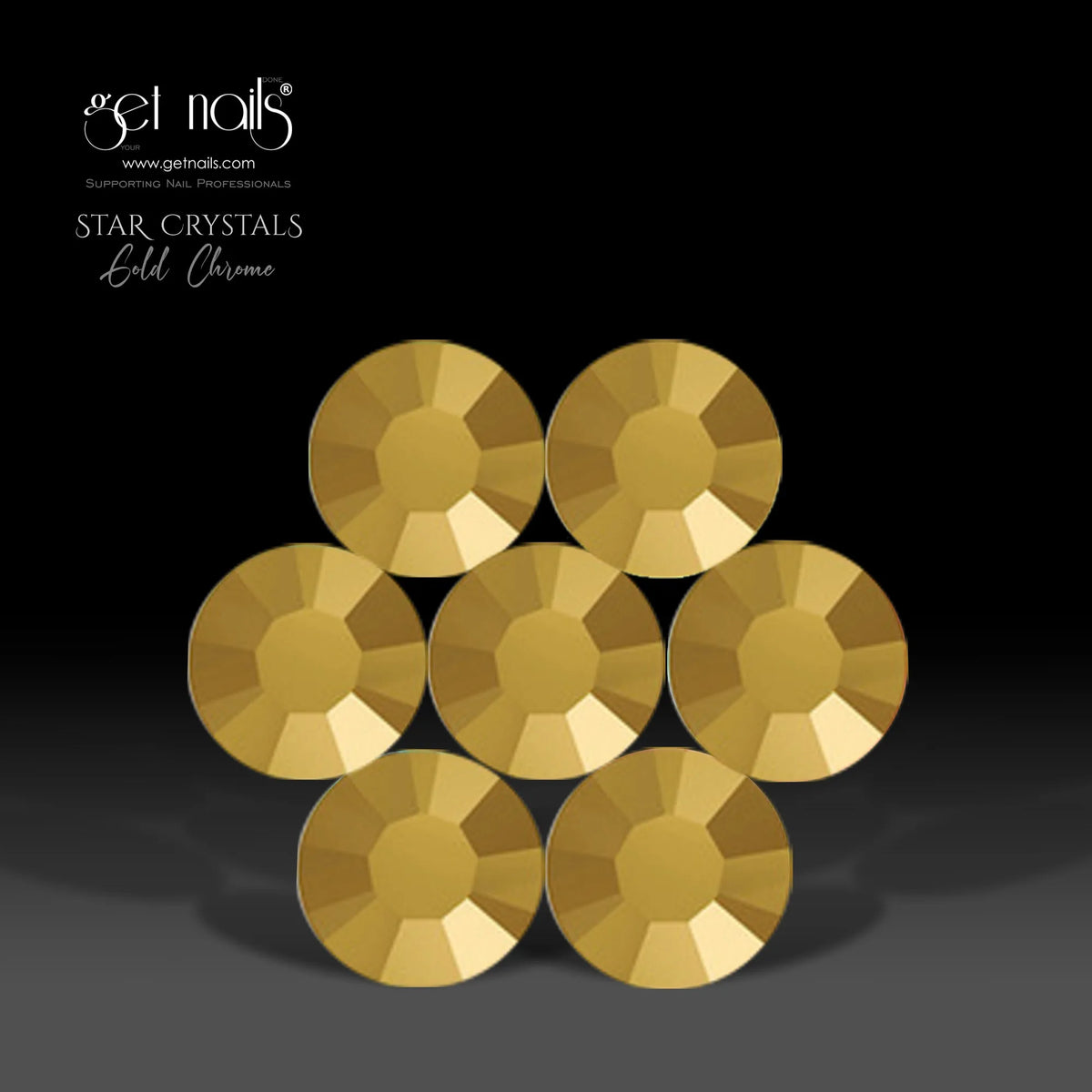 Star Crystals Gold Chrome, SS16 GN