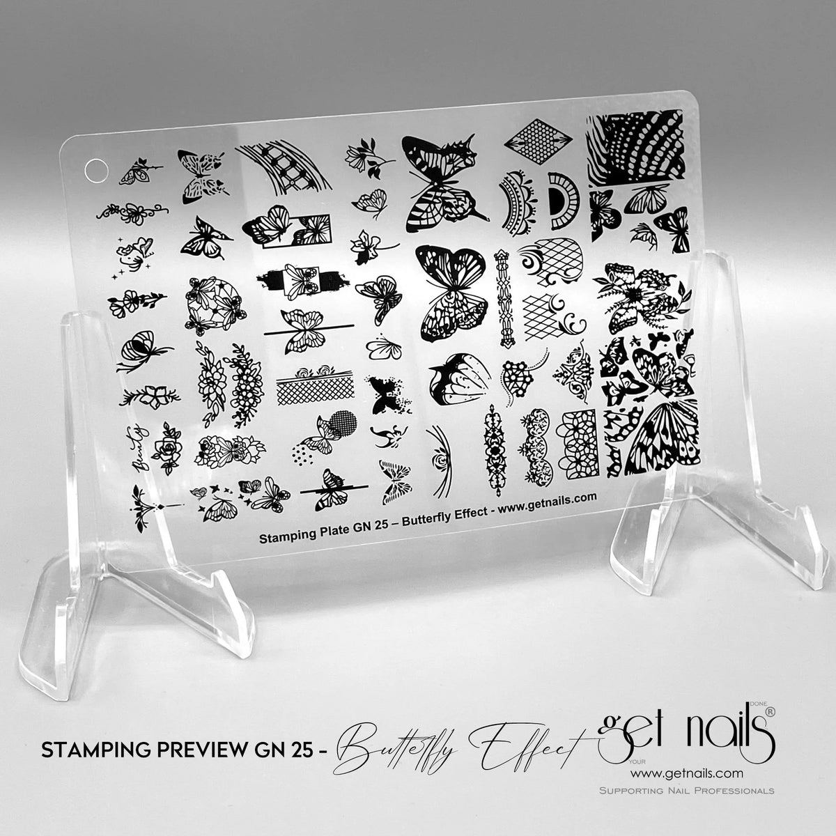 Aperçu de l'estampage GN 25 - Effet papillon