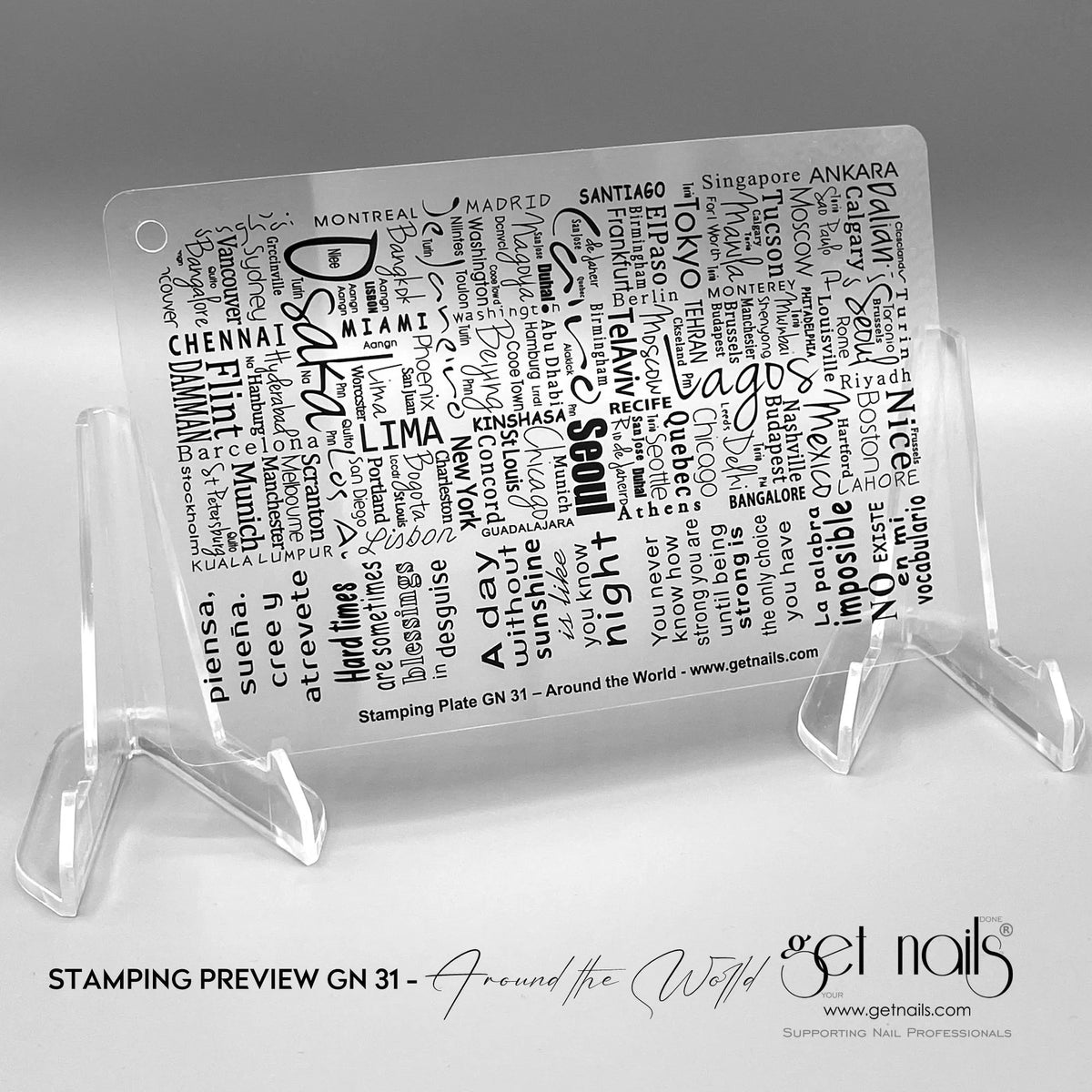 Stamping Preview GN 31 - Around the World