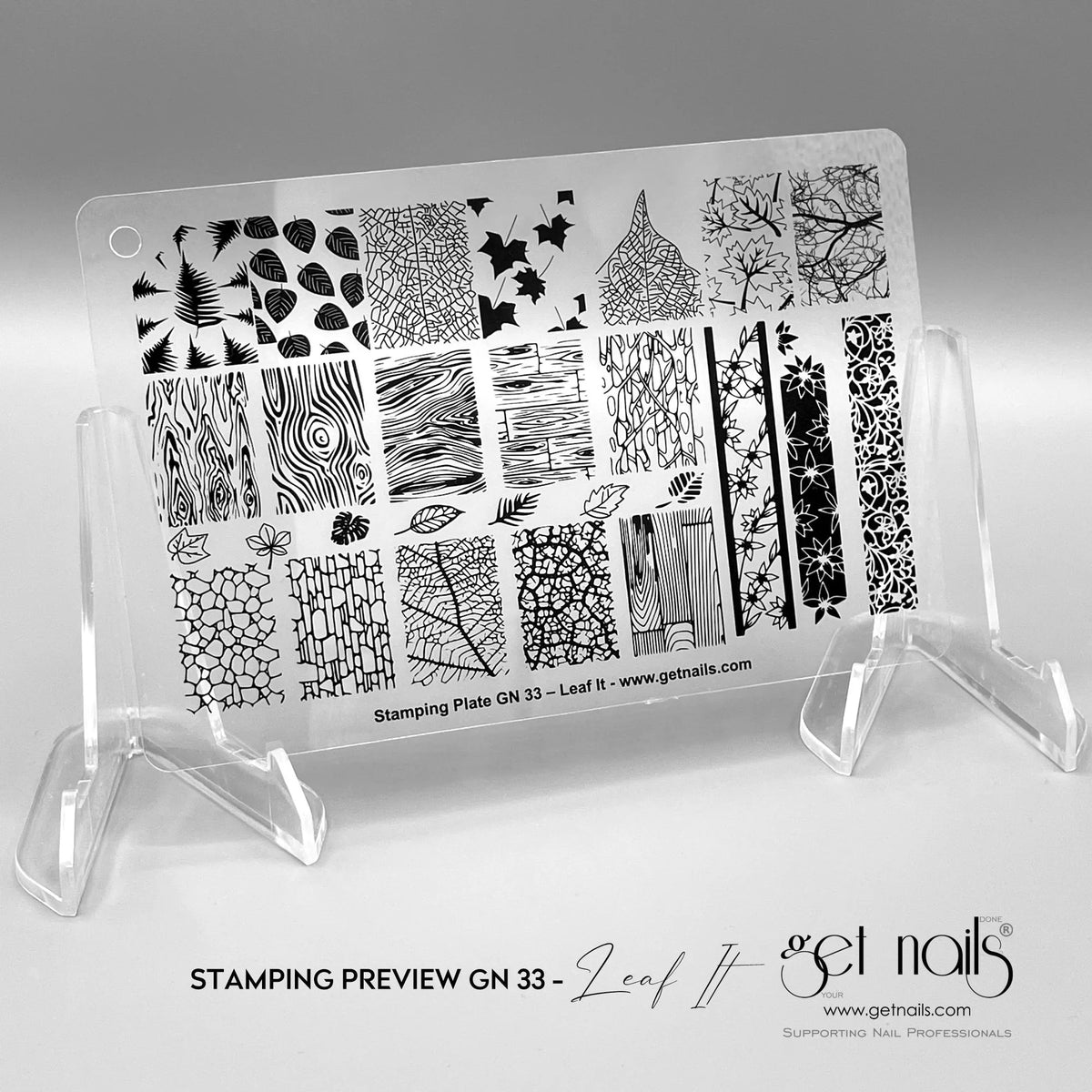 Stamping Preview GN 33 - Leaf It