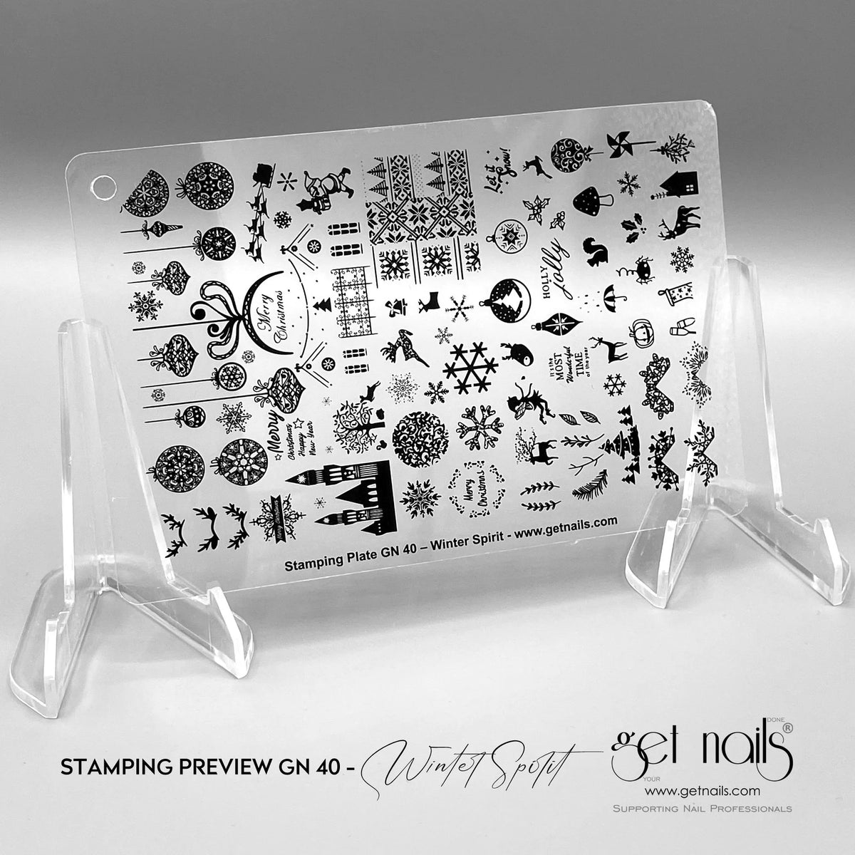 Stamping Preview GN 40 - Winter Spirit