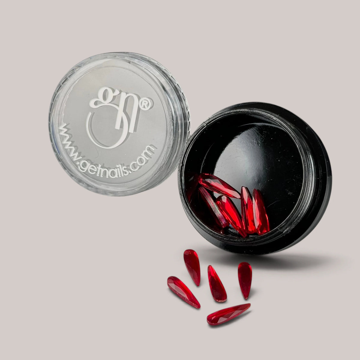 Ice Crystal Red AB, 10 buc.