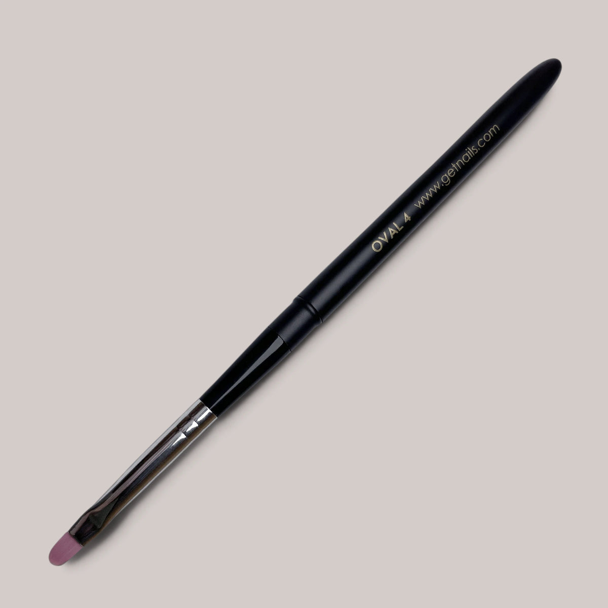 Titanium Gel Brush Oval 4 Pink