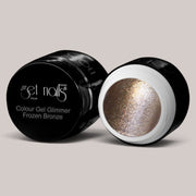 Colour Gel Glimmer Frozen Bronze | Gel Colorat UV/LED