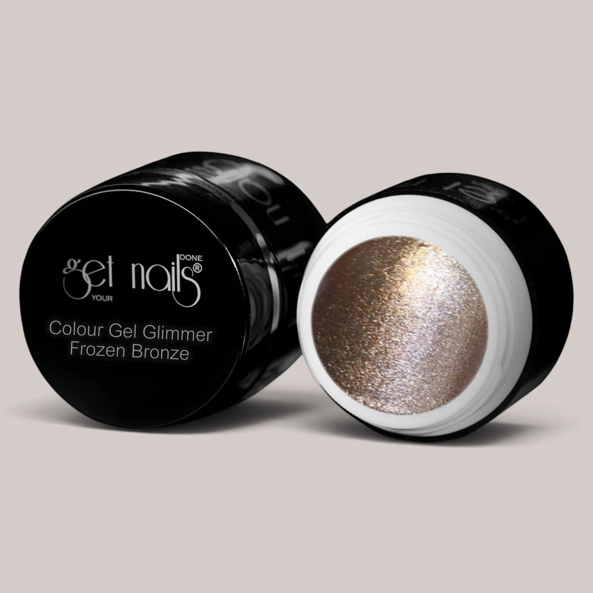 Colour Gel Glimmer Frozen Bronze | Gel Colorat UV/LED