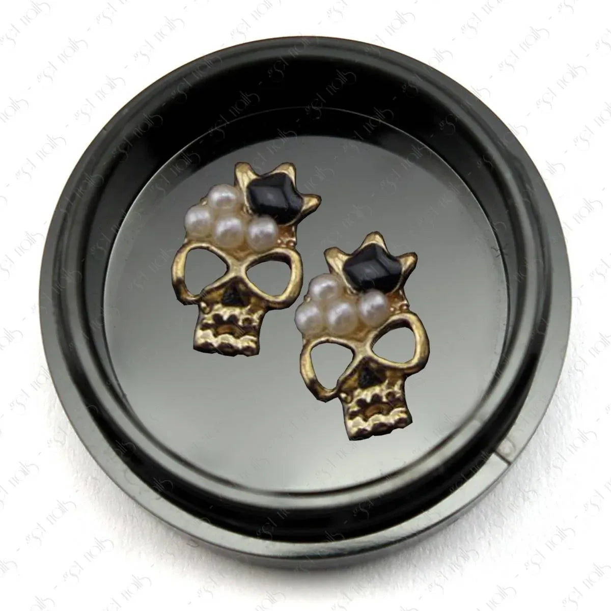 Gothic Skull Gold 2, 2 pcs. | Stock clearance