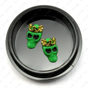 Gothic Skull Neon Green, 2 buc. | Lichidare stoc