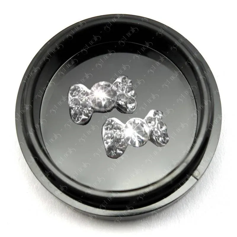 Fundite Silver Stras L, 2 buc. | Lichidare stoc