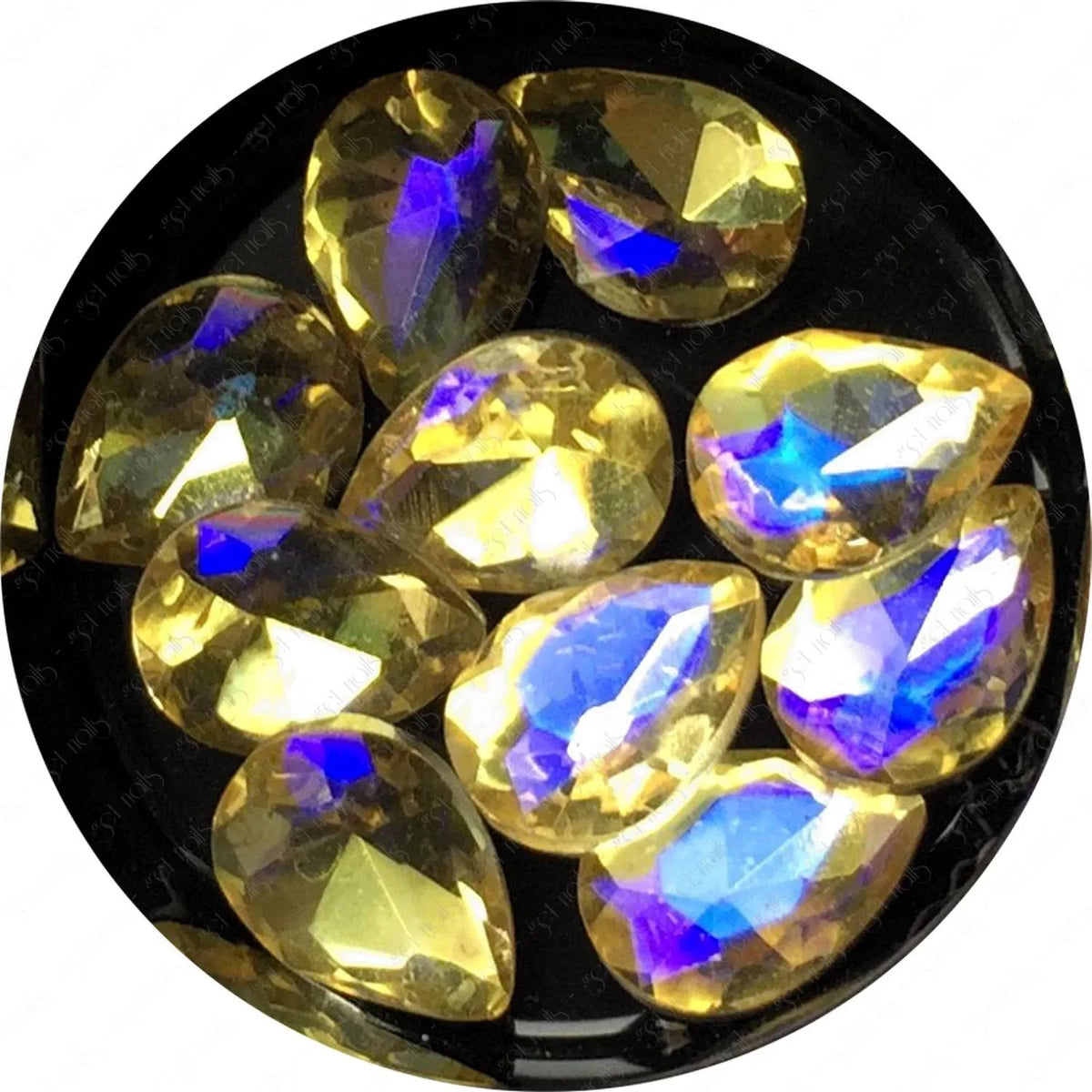 Crystal Bling Gold, 10 pcs.