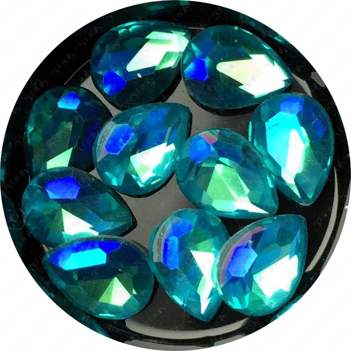 Crystal Bling Turquoise, 10 pcs.