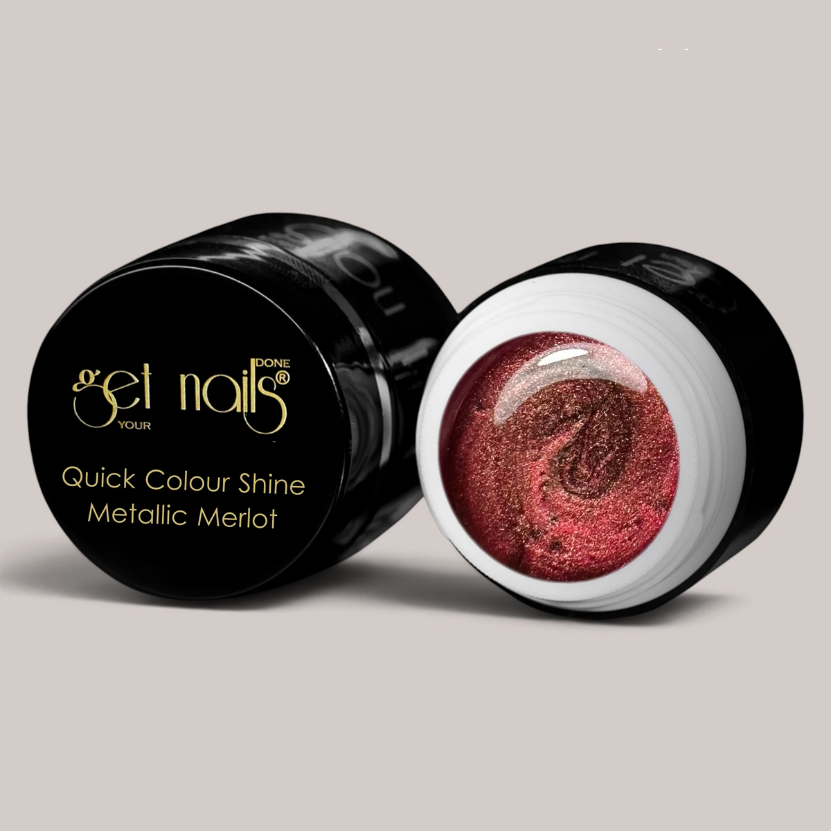 Quick Colour Shine Metallic Merlot | Gel Colorat UV/LED