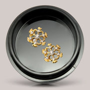 Snowflake 1 Gold Stras, 2 buc.