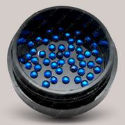 Strasuri Rotund 2mm - Blue, 50 buc.