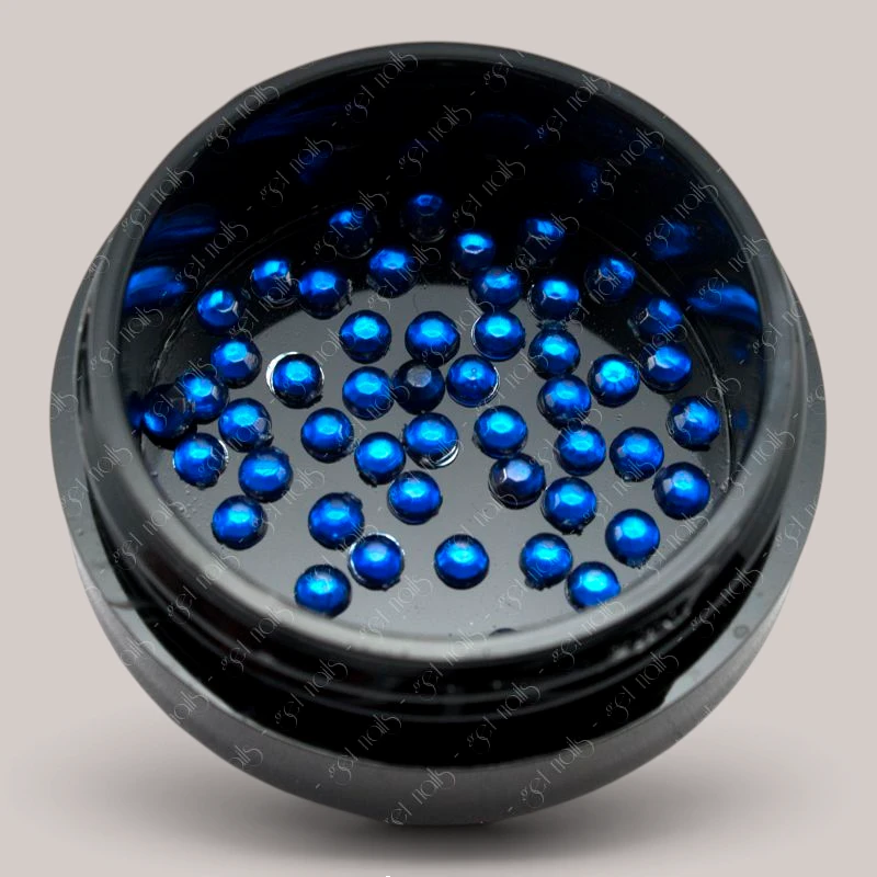 Strasuri Rotund 2mm - Blue, 50 buc.