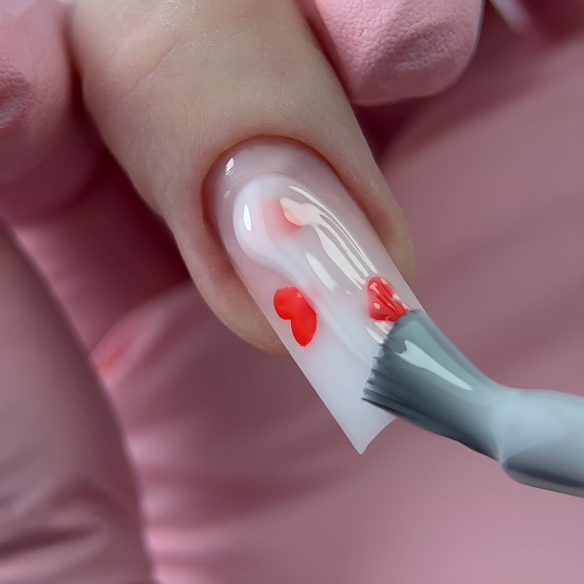 Builder in a Bottle Milky White | Self-Leveling Builder Gel in a Bottle