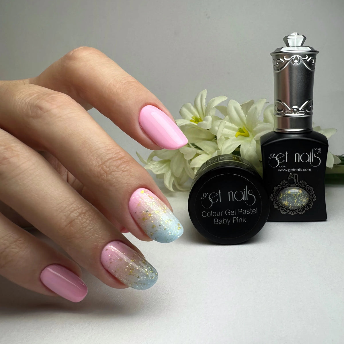 Gel Couleur Pastel Rose Bébé | Gel Couleur Ongles UV/LED