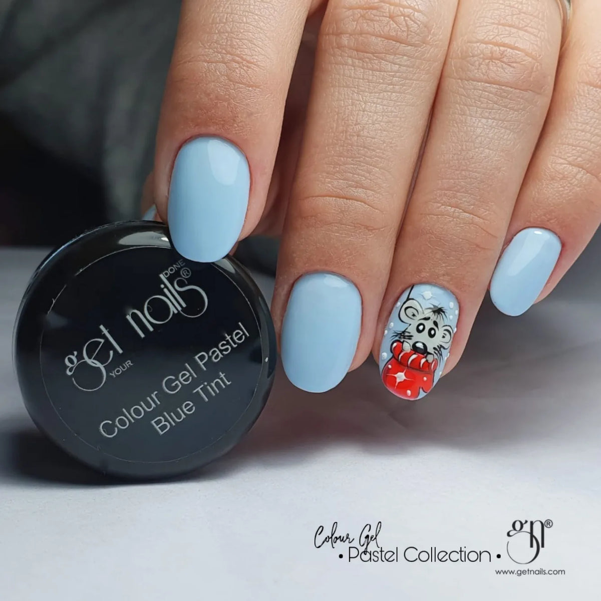 Colour Gel Pastel Blue Tint | Gel Colorat Unghii UV/LED
