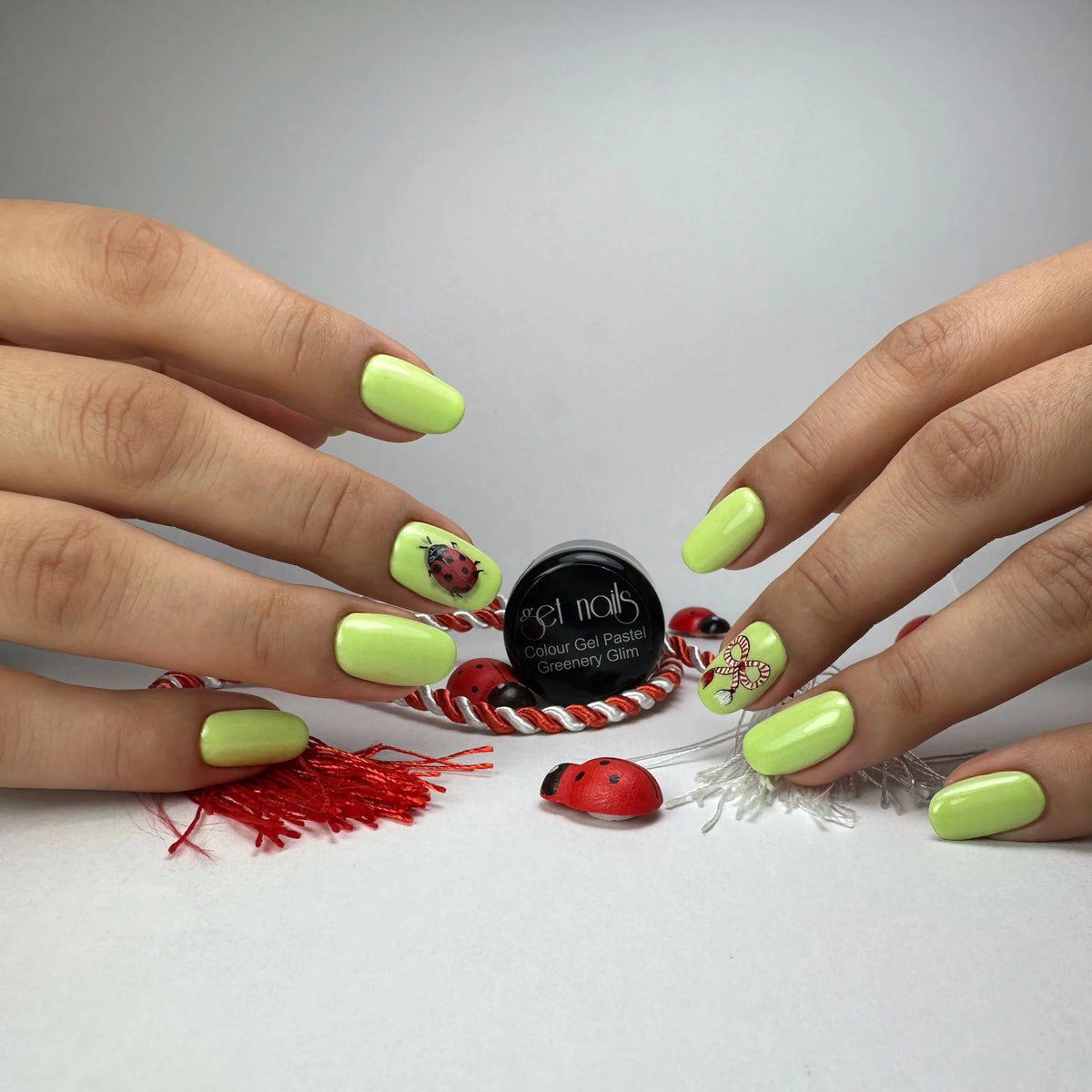 Gel Couleur Pastel Greenery Glim | Gel Coloré pour Ongles UV/LED