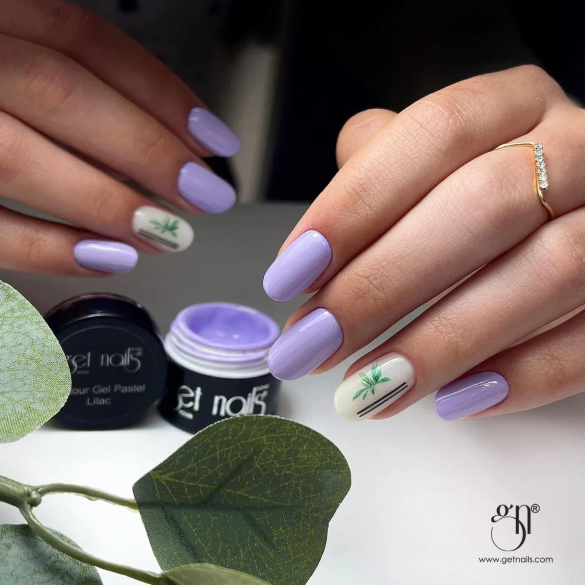 Colour Gel Pastel Lilac | Gel Colorat Unghii UV/LED