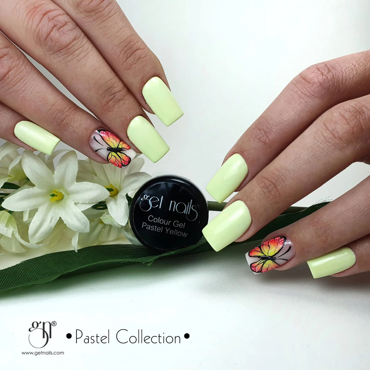 Gel de couleur Pastel Yellow | Gel coloré pour ongles UV/LED