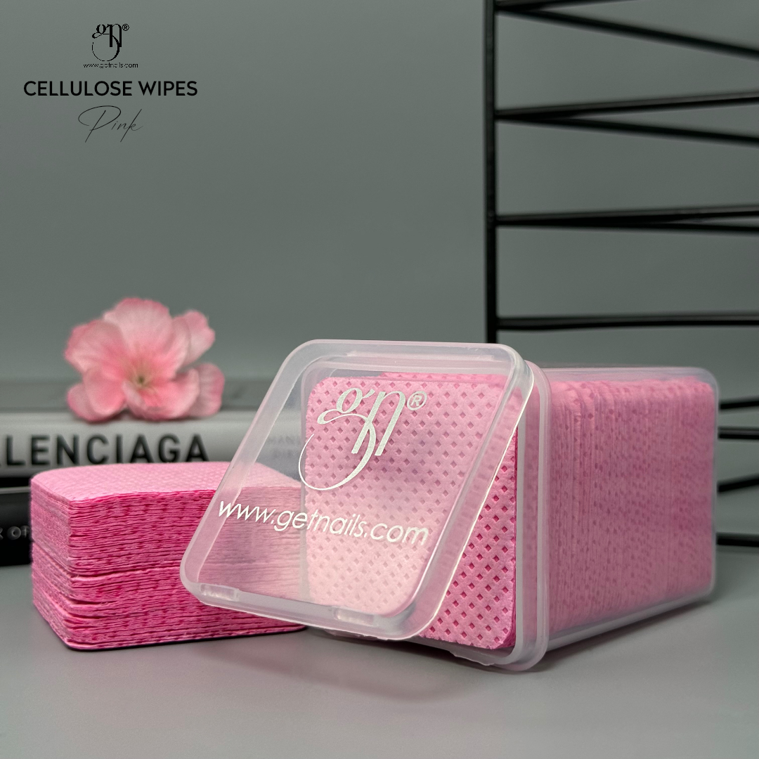 Lingettes en cellulose roses, 200 pcs.