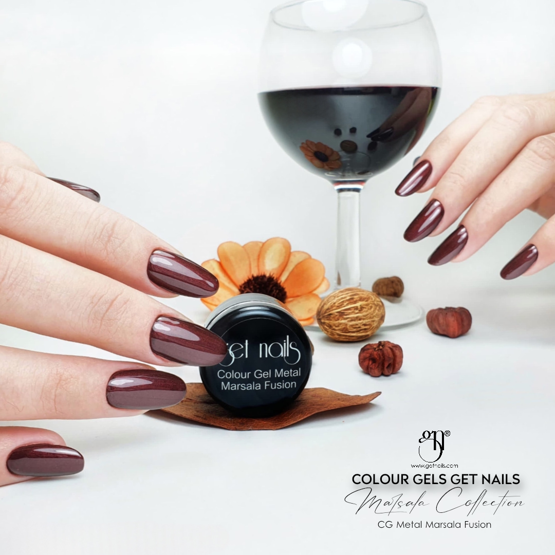 Colour Gel Metal Marsala Fusion | UV/LED Coloured Gel