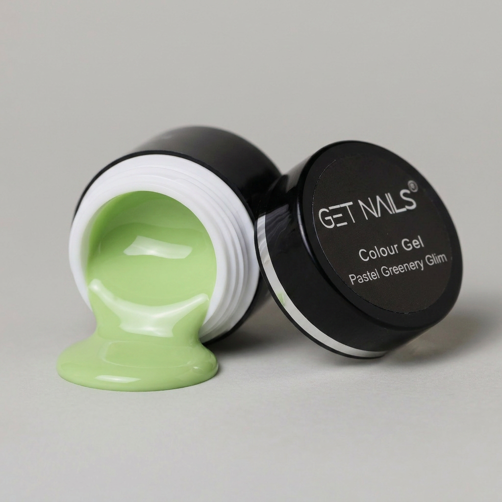 Gel Couleur Pastel Greenery Glim | Gel Coloré pour Ongles UV/LED