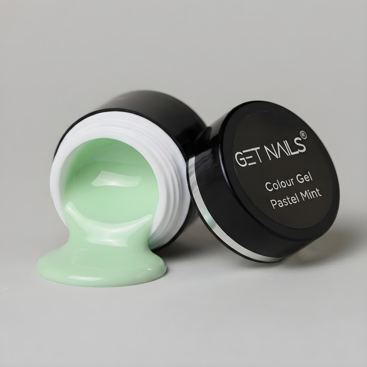 Gel Couleur Pastel Menthe | Gel Coloré pour Ongles UV/LED
