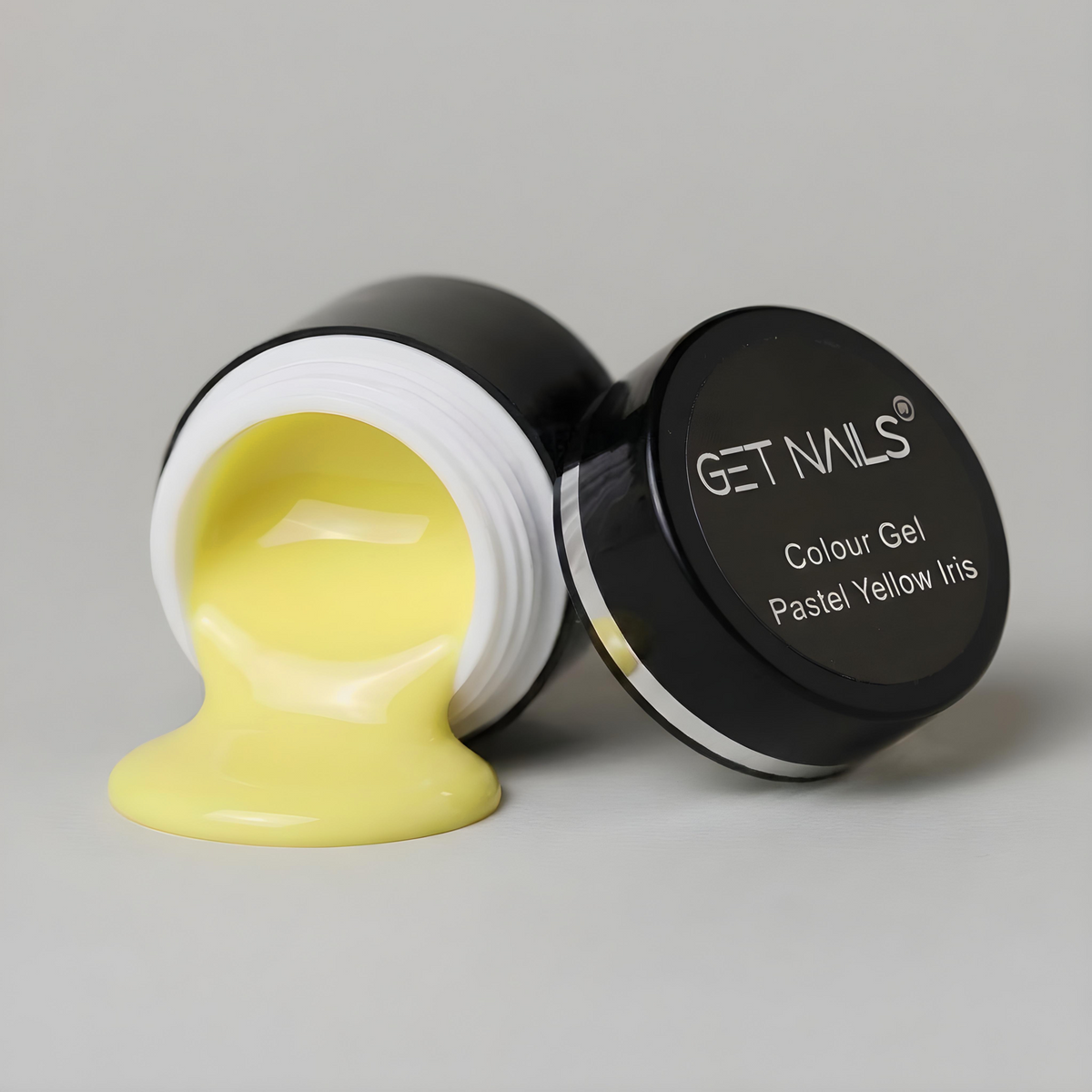 Gel Couleur Pastel Jaune Iris | Gel Coloré pour Ongles UV/LED