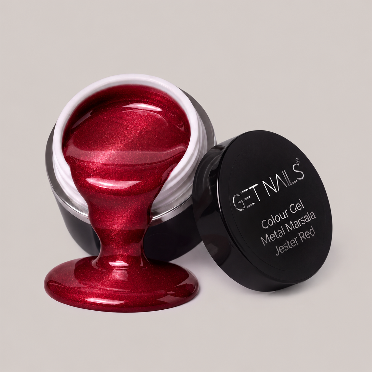 Colour Gel Metal Marsala JesterRed | UV/LED Coloured Gel