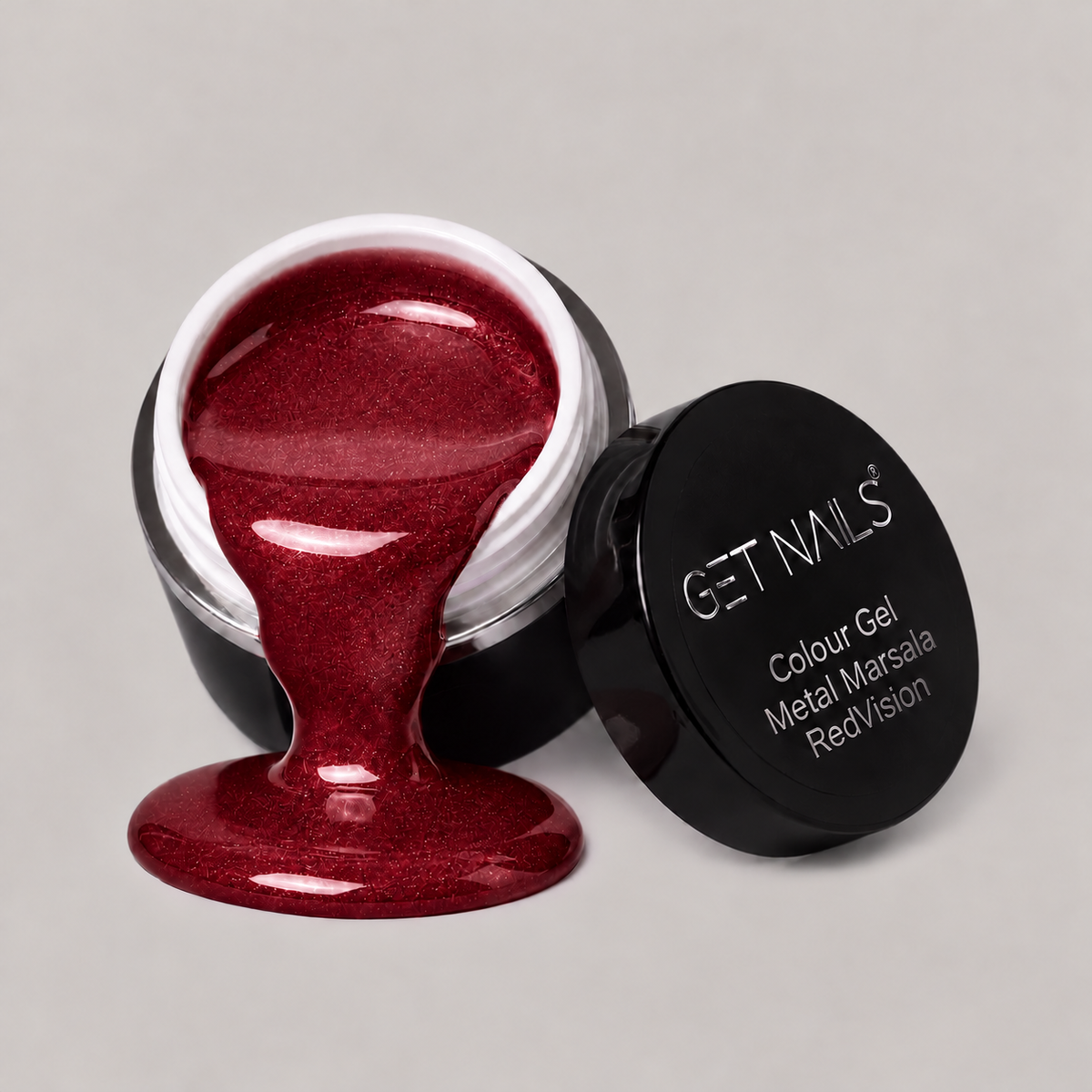 Metal Marsala RedVision Colour Gel | UV/LED Coloured Gel