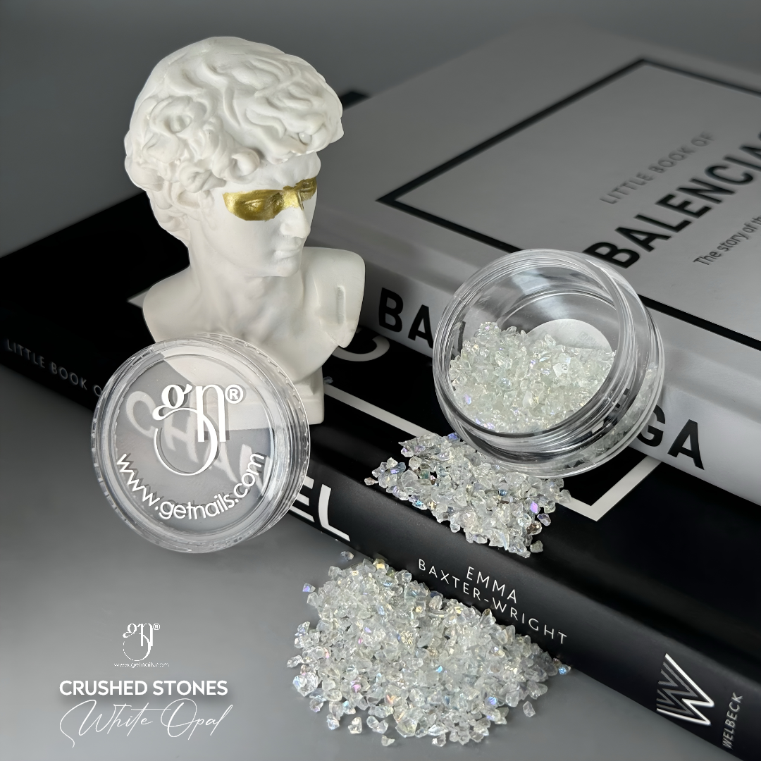Pierres concassées Opale blanche 10g GN