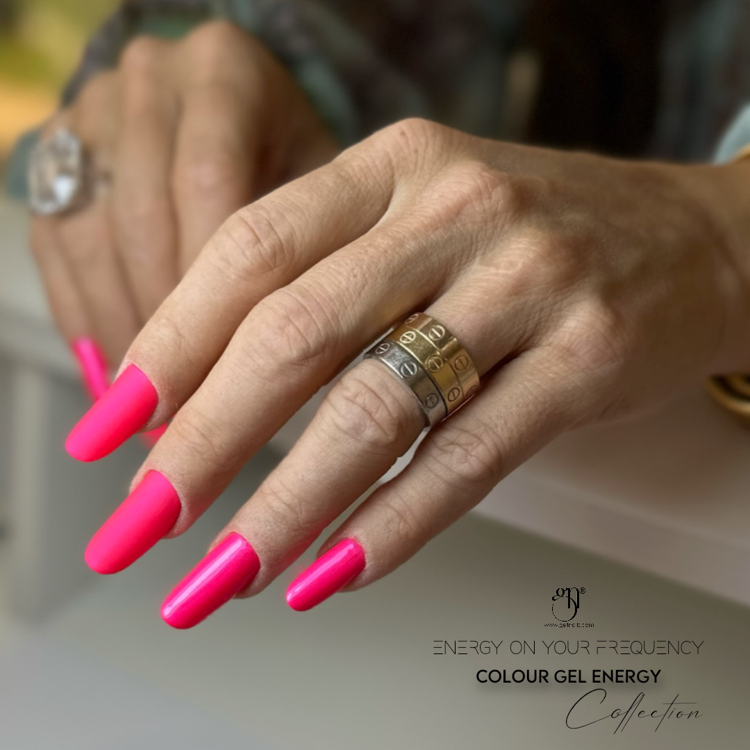 Gel Couleur Énergie Rose | Gel Coloré UV/LED
